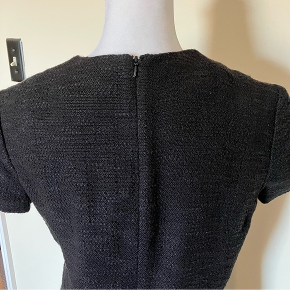 Tory Burch Black Tweed Dress with Pockets size 4 - Picture 3 of 7